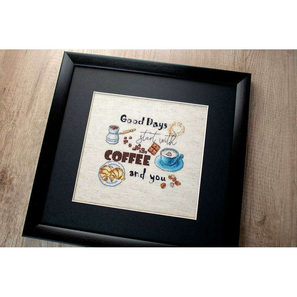 Counted Cross Stitch Kit Coffee Time Leti927