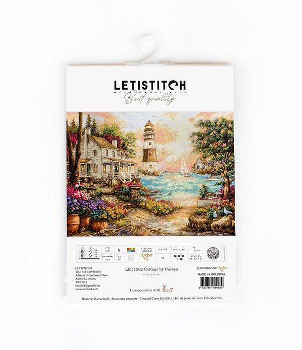 Counted Cross Stitch Kit Cottage by the sea Leti962