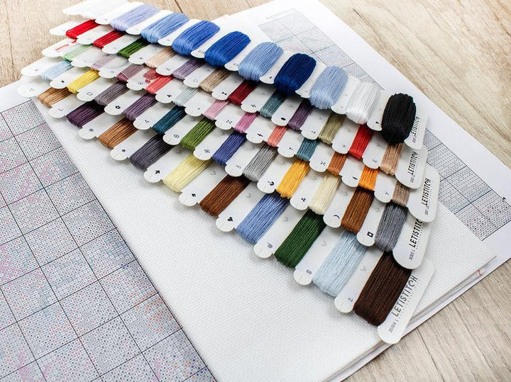 Counted Cross Stitch Kit Cottage Glow L8030