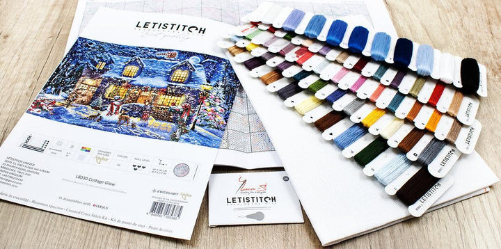 Counted Cross Stitch Kit Cottage Glow L8030