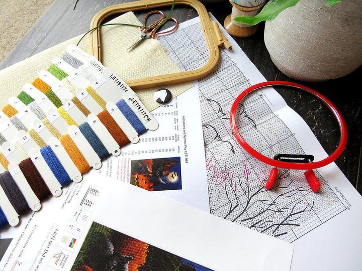 Counted Cross Stitch Kit Did we scare you? Leti964