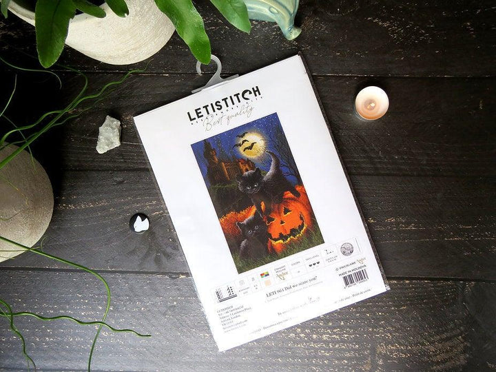 Counted Cross Stitch Kit Did we scare you? Leti964