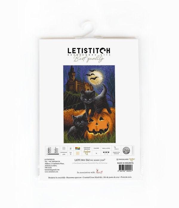 Counted Cross Stitch Kit Did we scare you? Leti964