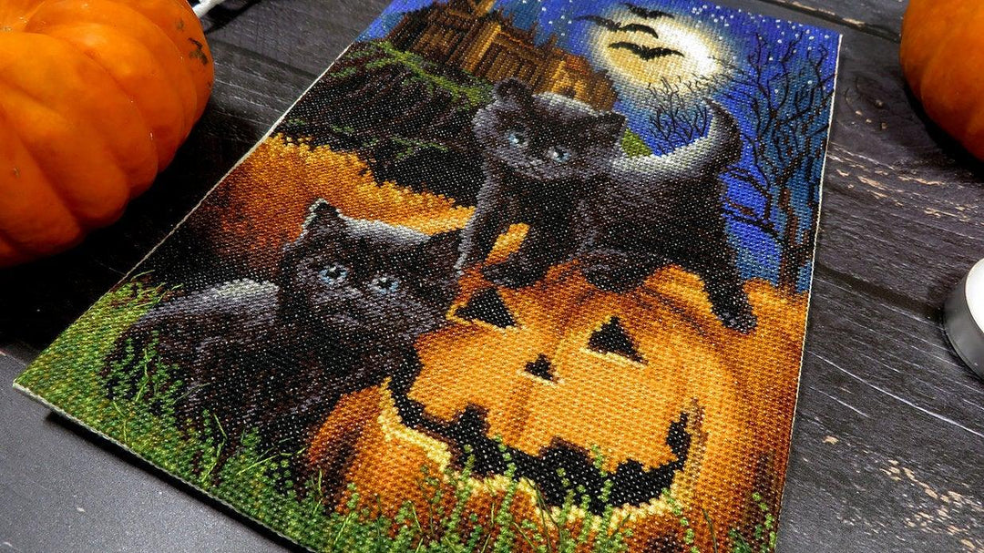 Counted Cross Stitch Kit Did we scare you? Leti964