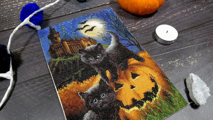 Counted Cross Stitch Kit Did we scare you? Leti964