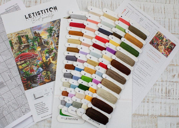 Counted Cross Stitch Kit Early Evening in Avola L8021