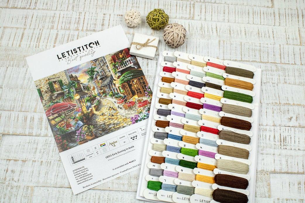 Counted Cross Stitch Kit Early Evening in Avola L8021