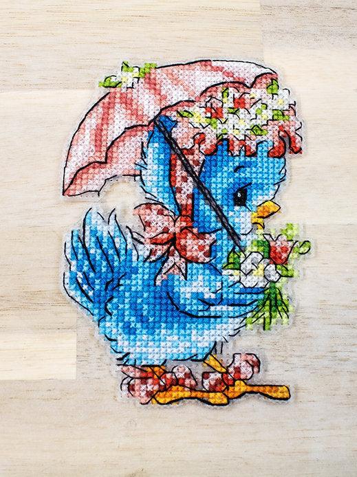 Counted Cross Stitch Kit Easter Ornaments kit of 8 pcs L8032