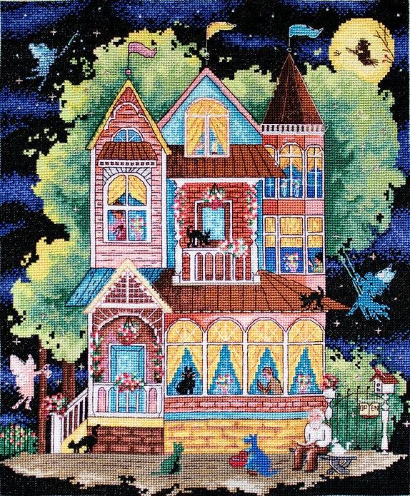 Counted Cross Stitch Kit Fairy tale house Leti937