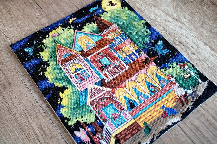 Counted Cross Stitch Kit Fairy tale house Leti937