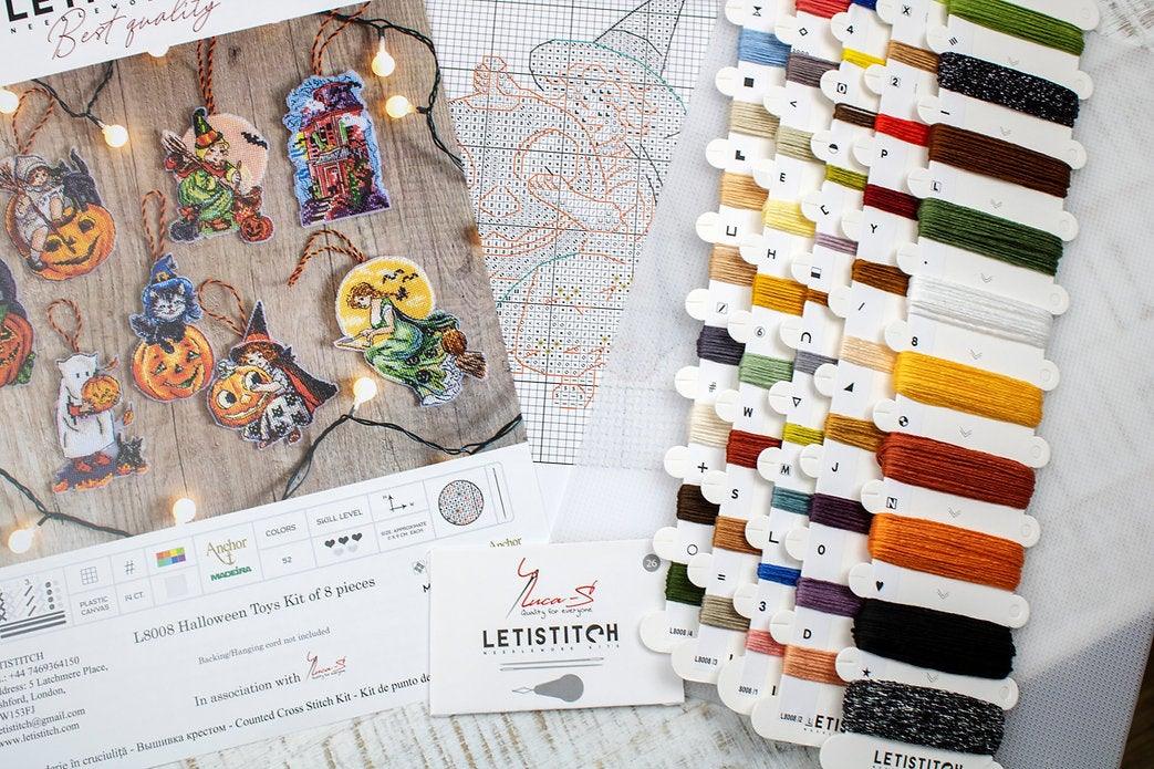 Counted Cross Stitch Kit Halloween Toys  L8008