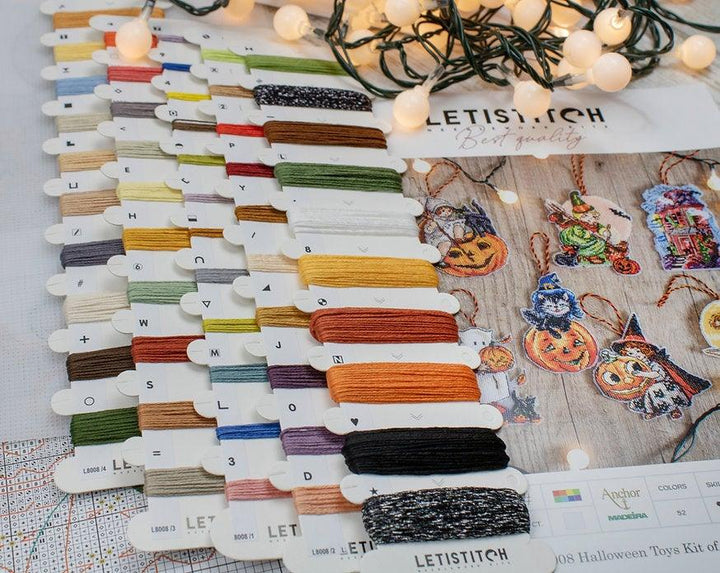 Counted Cross Stitch Kit Halloween Toys  L8008