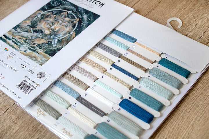 Counted Cross Stitch Kit In spirit I am free Leti955