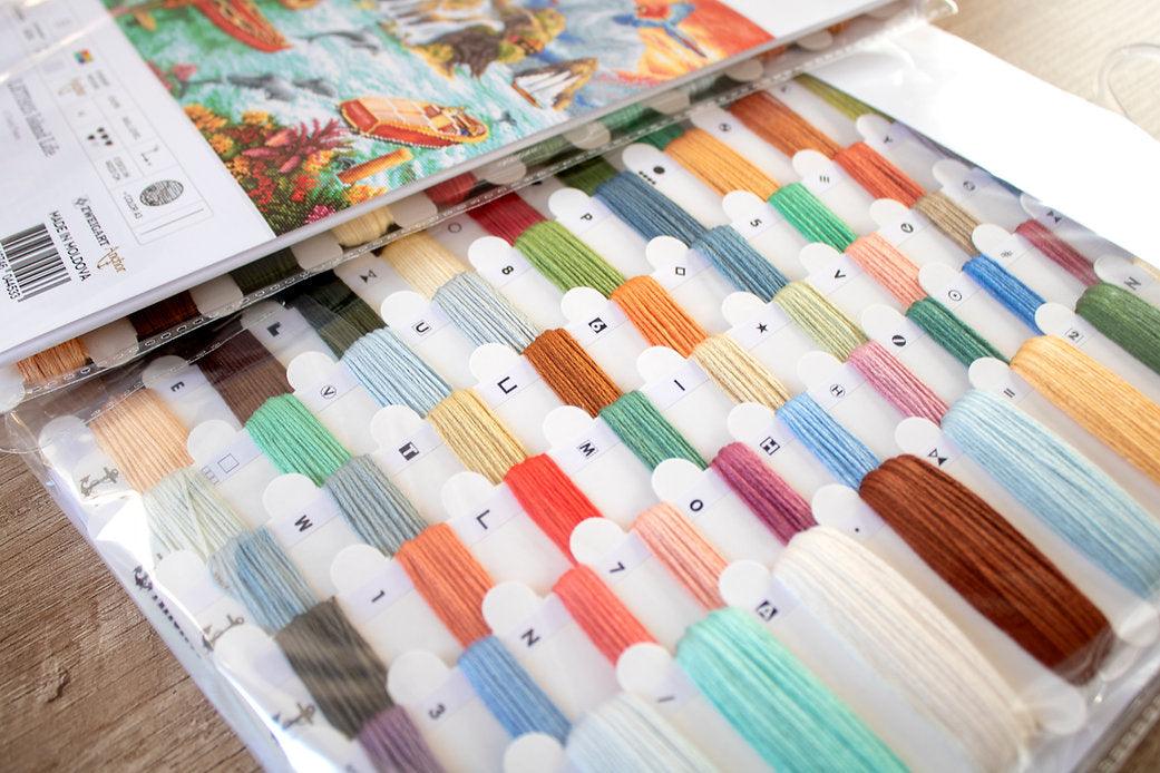 Counted Cross Stitch Kit Island Life Leti925