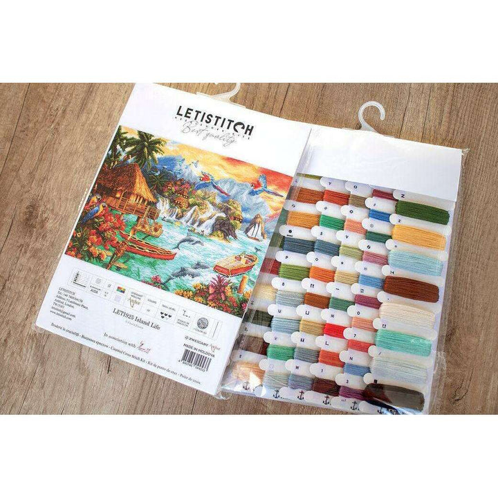 Counted Cross Stitch Kit Island Life Leti925