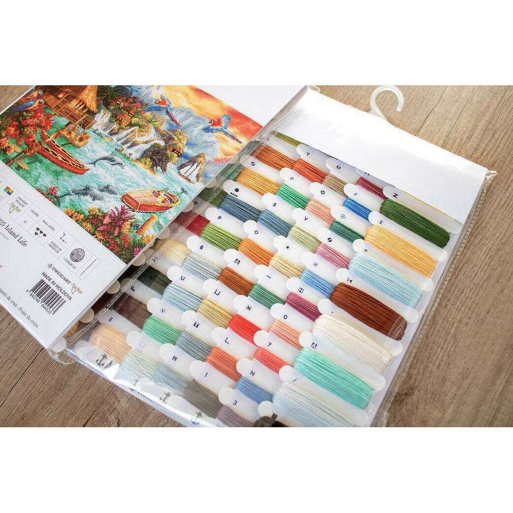 Counted Cross Stitch Kit Island Life Leti925