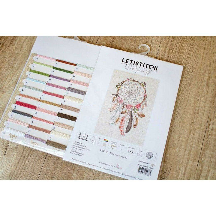 Counted Cross Stitch Kit Live your dreams Leti957