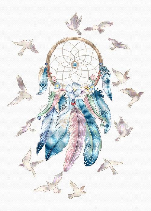 Counted Cross Stitch Kit Make your dreams come true Leti945