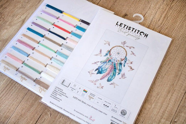 Counted Cross Stitch Kit Make your dreams come true Leti945