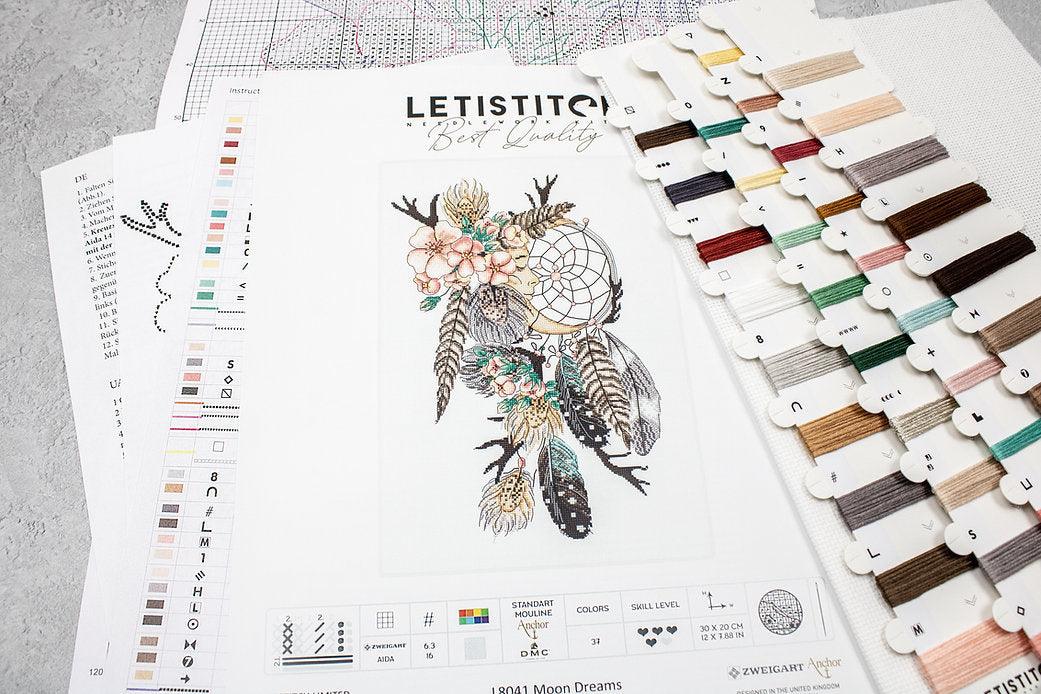 Counted Cross Stitch Kit Moon Dreams L8041