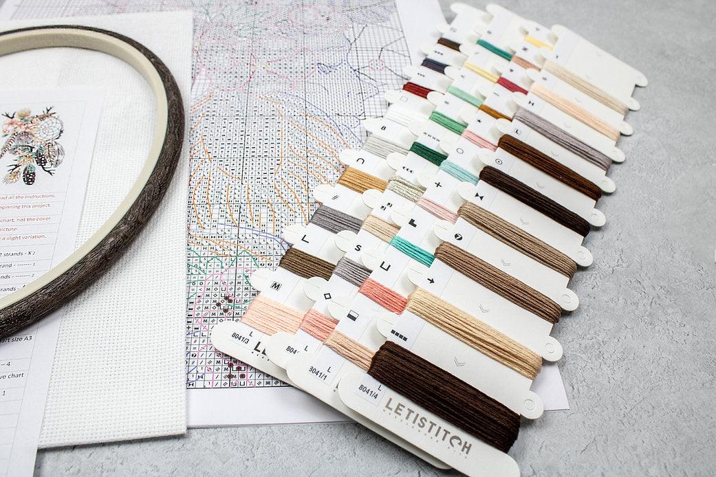 Counted Cross Stitch Kit Moon Dreams L8041