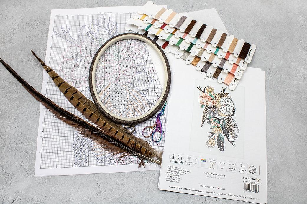 Counted Cross Stitch Kit Moon Dreams L8041