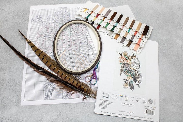 Counted Cross Stitch Kit Moon Dreams L8041