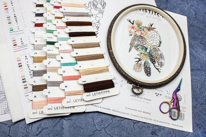 Counted Cross Stitch Kit Moon Dreams L8041