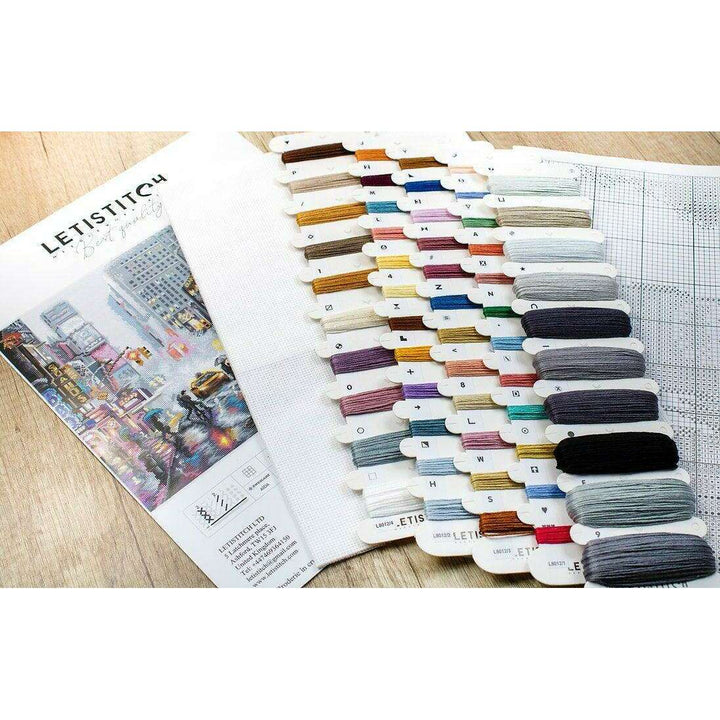 Counted Cross Stitch Kit New York / Range: Cities L8012