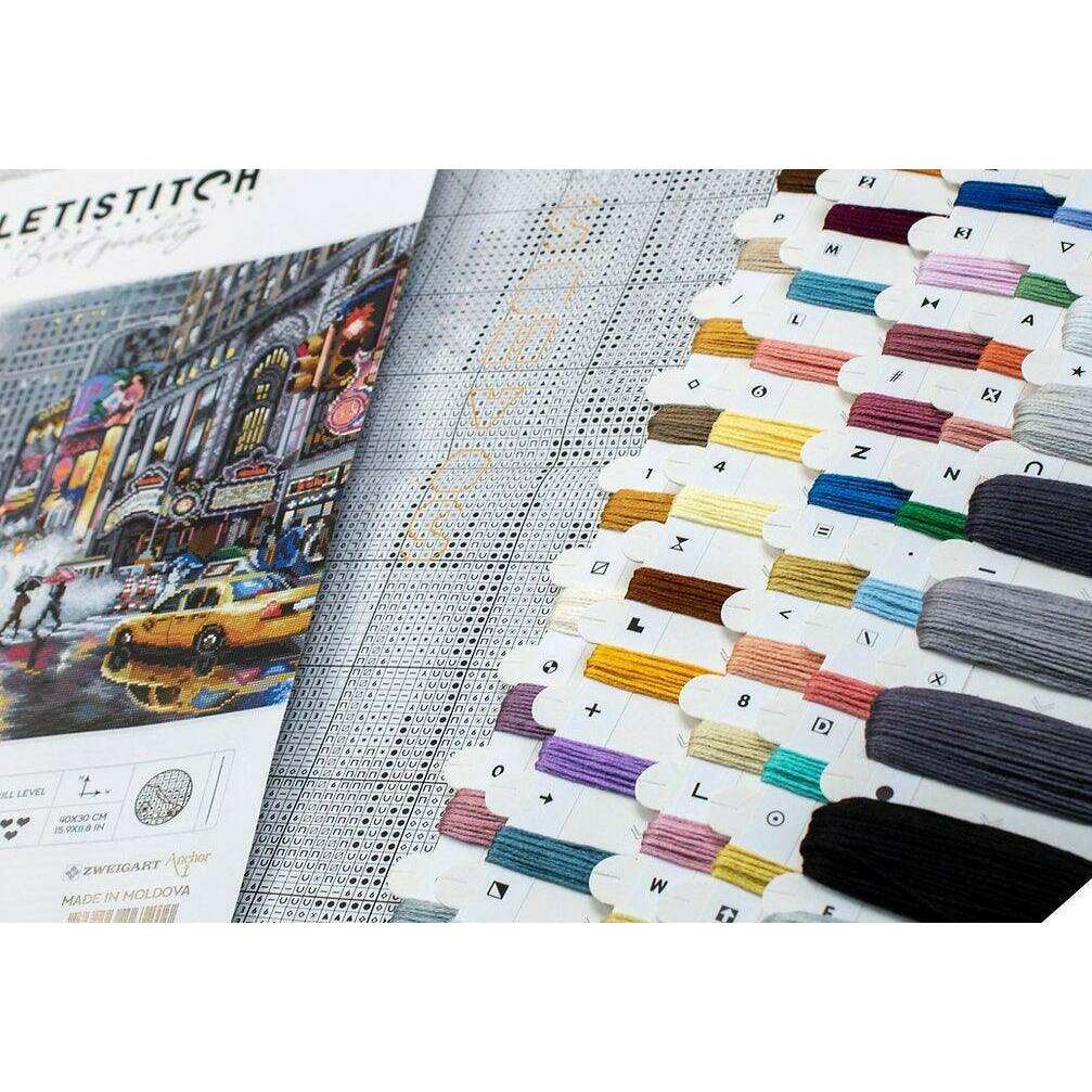 Counted Cross Stitch Kit New York / Range: Cities L8012