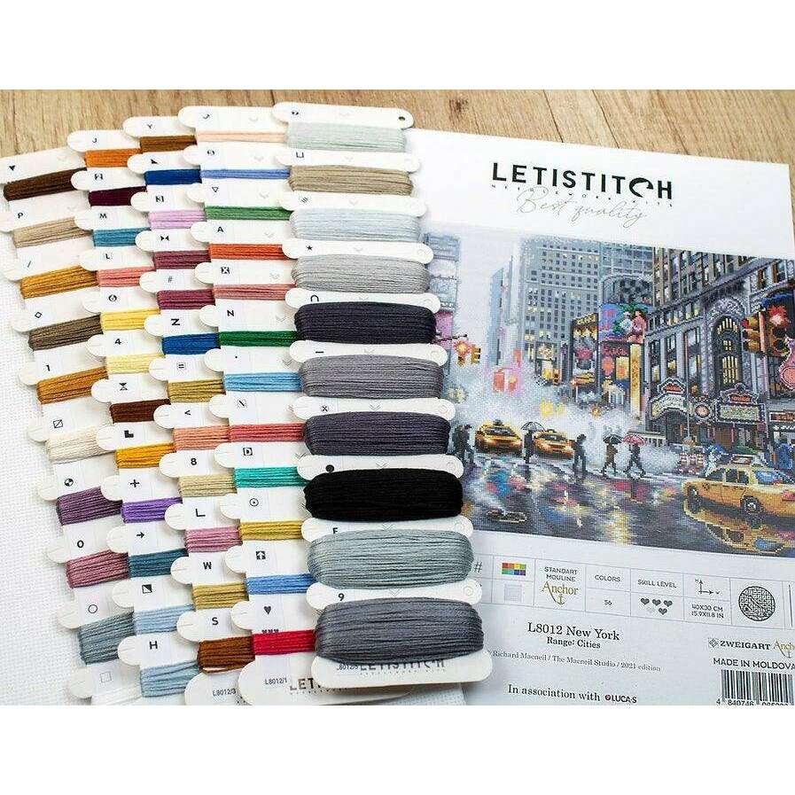 Counted Cross Stitch Kit New York / Range: Cities L8012