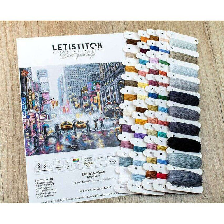 Counted Cross Stitch Kit New York / Range: Cities L8012