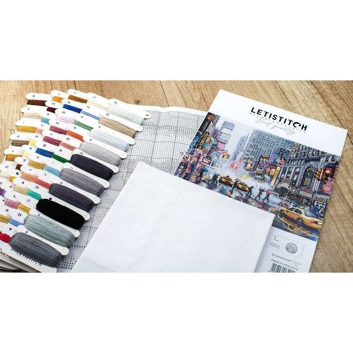 Counted Cross Stitch Kit New York / Range: Cities L8012
