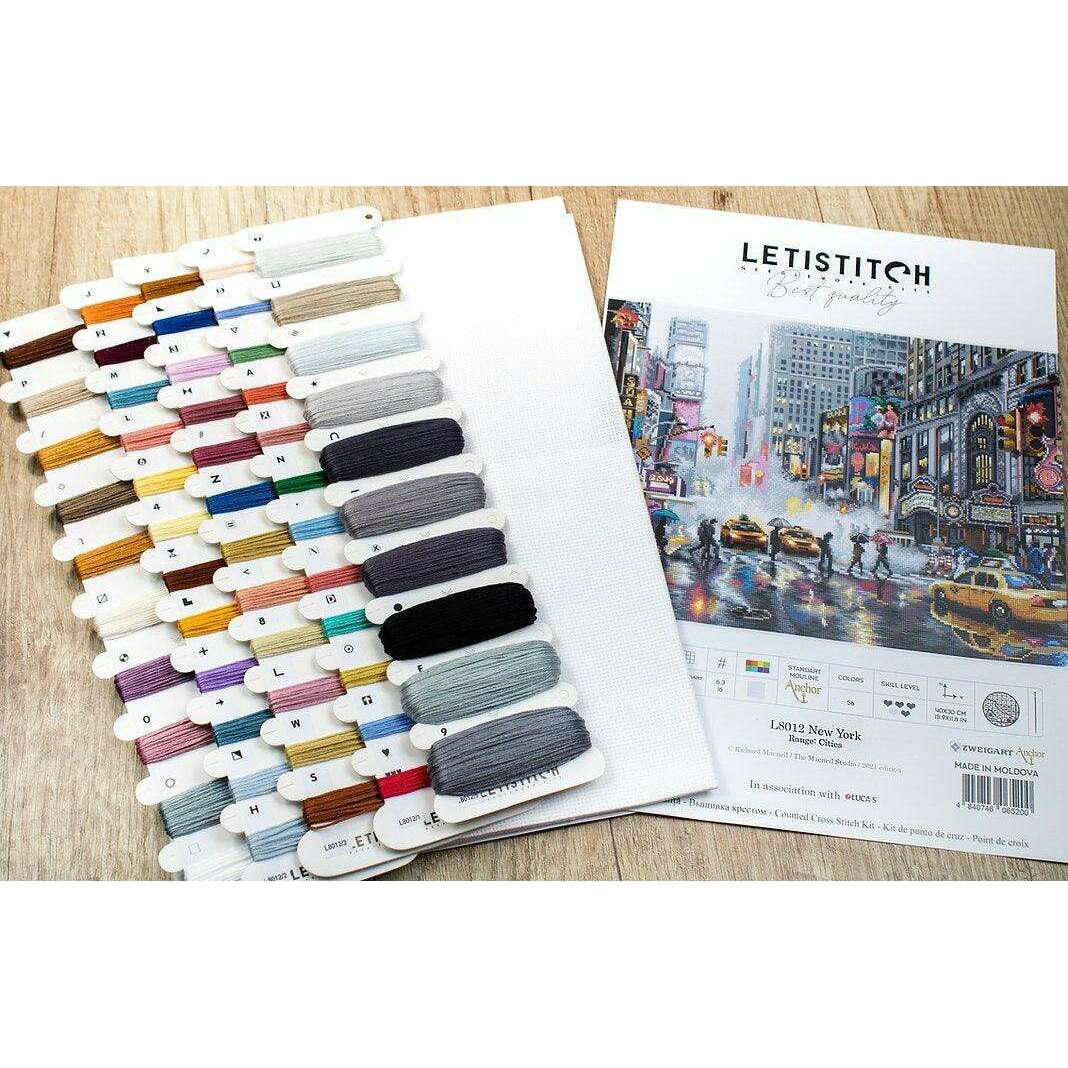 Counted Cross Stitch Kit New York / Range: Cities L8012