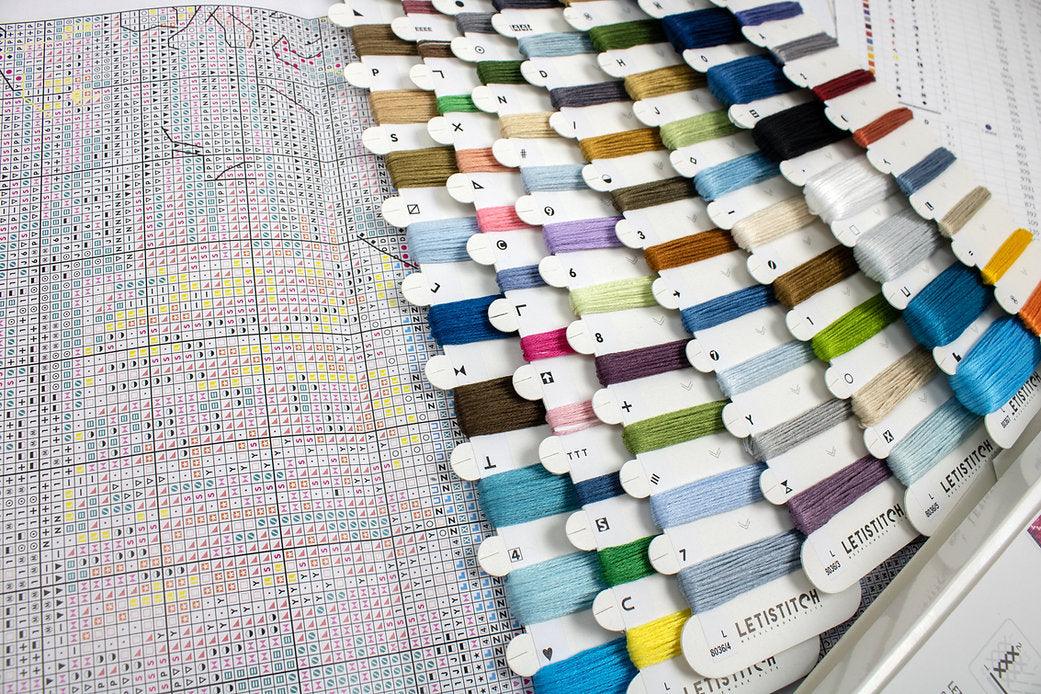 Counted Cross Stitch Kit Pirate Island L8036