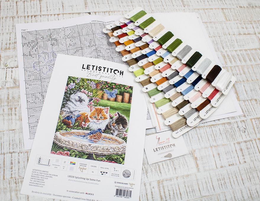 Counted Cross Stitch Kit Splashing up some fun L8028