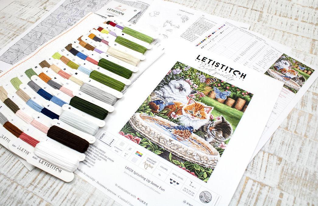 Counted Cross Stitch Kit Splashing up some fun L8028