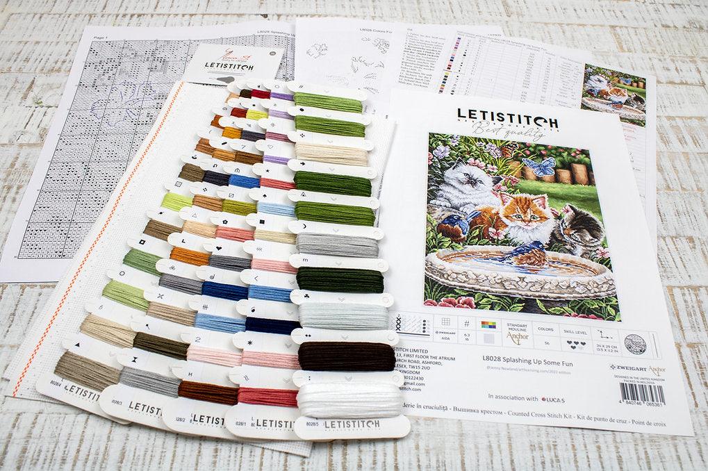 Counted Cross Stitch Kit Splashing up some fun L8028