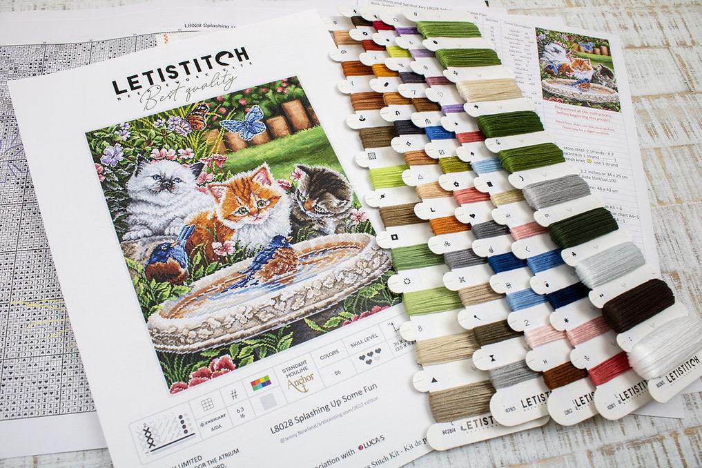 Counted Cross Stitch Kit Splashing up some fun L8028