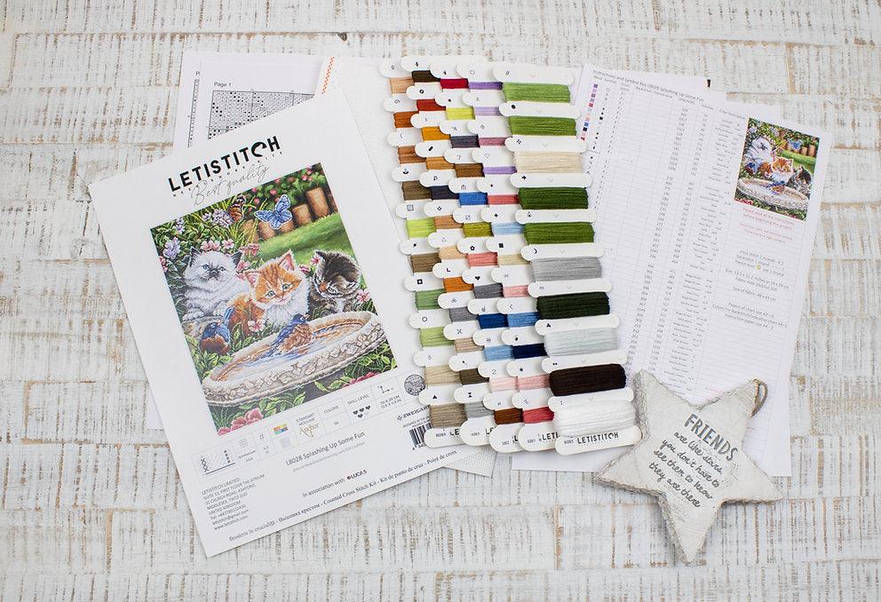 Counted Cross Stitch Kit Splashing up some fun L8028