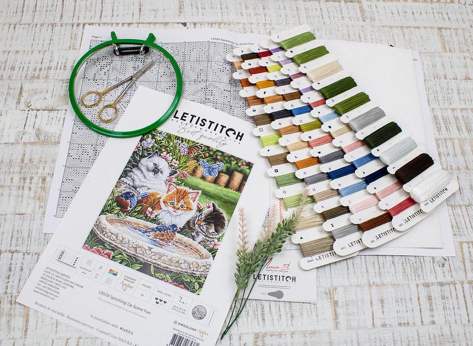 Counted Cross Stitch Kit Splashing up some fun L8028