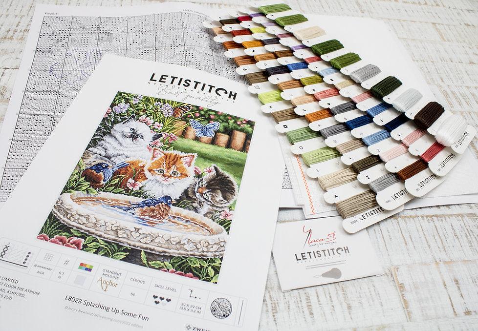 Counted Cross Stitch Kit Splashing up some fun L8028