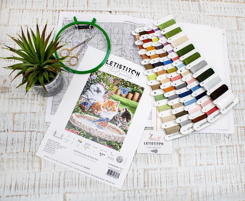 Counted Cross Stitch Kit Splashing up some fun L8028