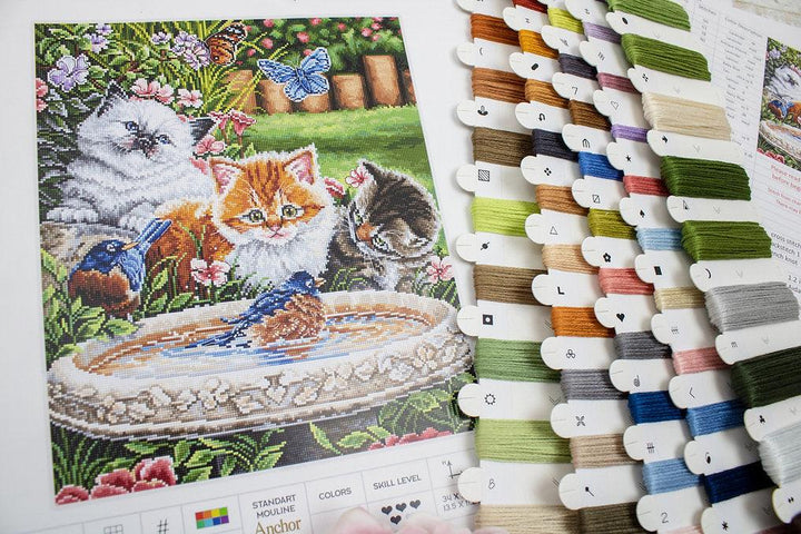 Counted Cross Stitch Kit Splashing up some fun L8028
