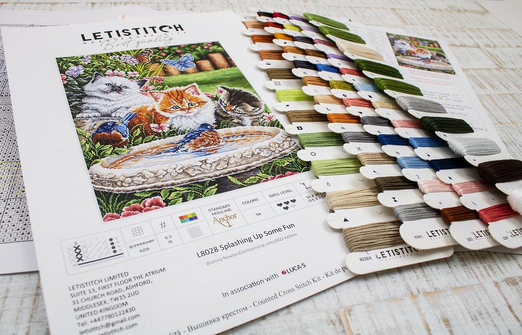 Counted Cross Stitch Kit Splashing up some fun L8028