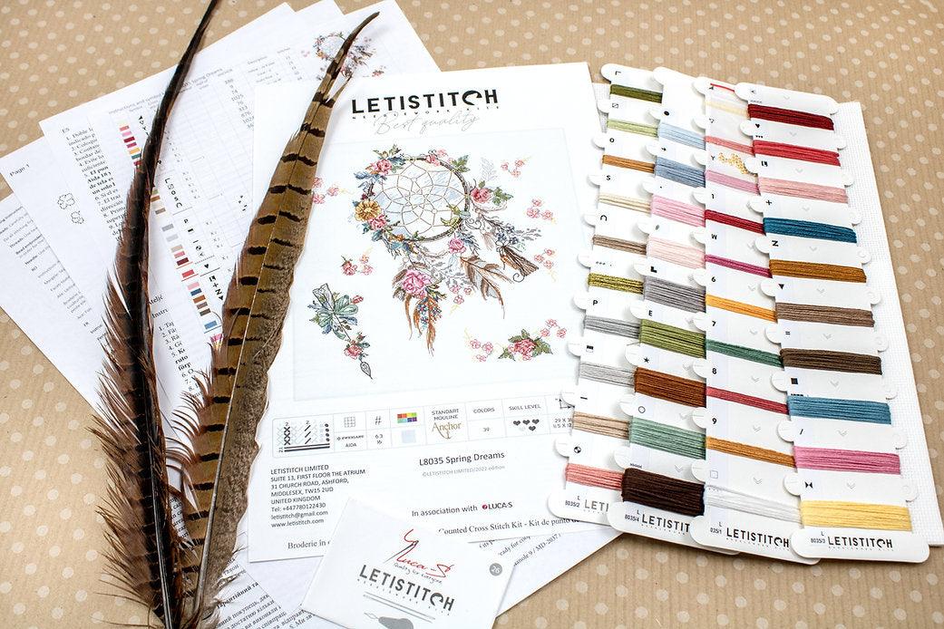 Counted Cross Stitch Kit Spring Dreams L8035