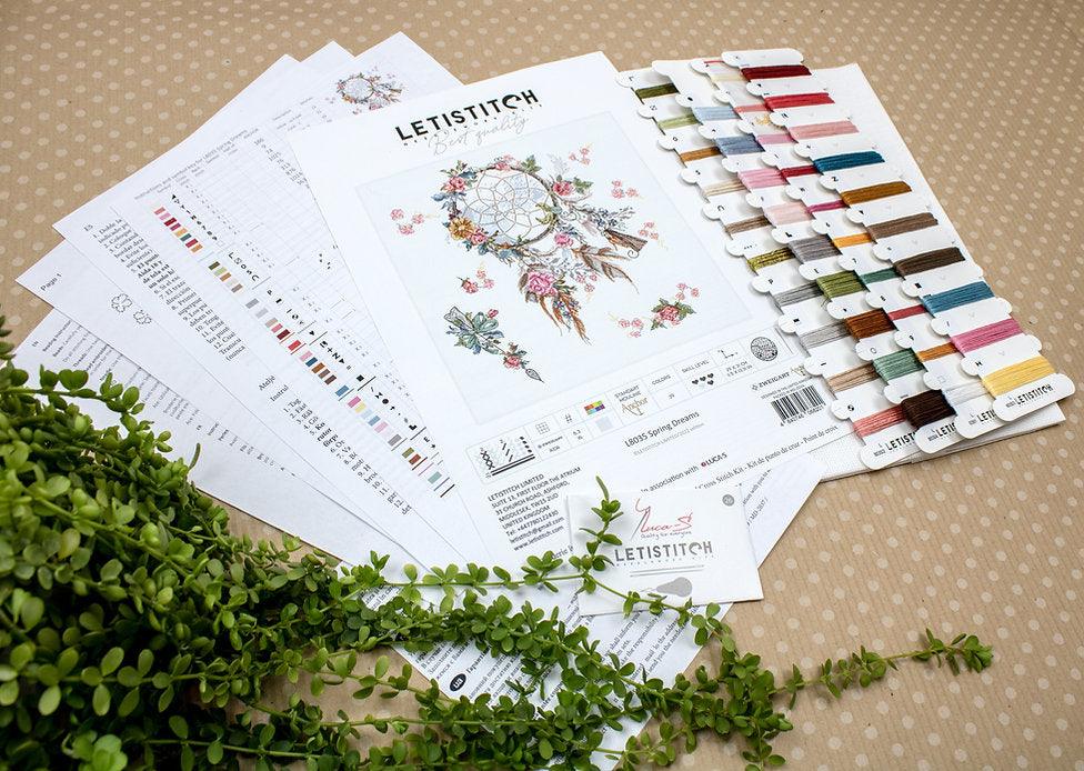 Counted Cross Stitch Kit Spring Dreams L8035