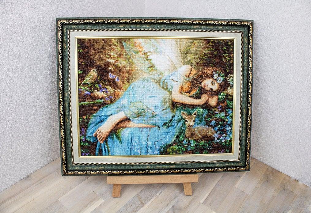Counted Cross Stitch Kit Spring Fairy Leti960