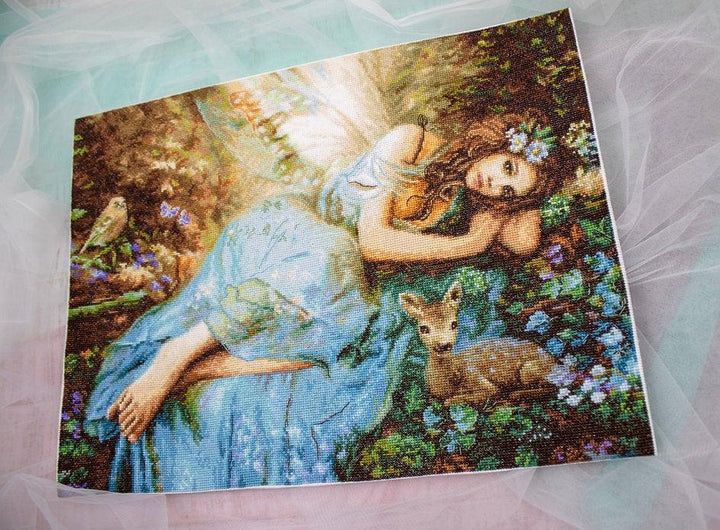 Counted Cross Stitch Kit Spring Fairy Leti960