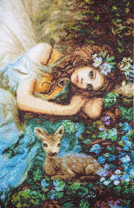 Counted Cross Stitch Kit Spring Fairy Leti960